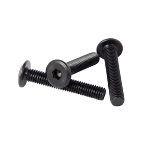 Tornillos para Muebles Ngoc Huong Phat al por Mayor, Cabeza Plana, Hexagonales, Métricos, de Acero al Carbono, Zincados Negros, Estándar ISO M4-M10, Vietnam - Product Image 1