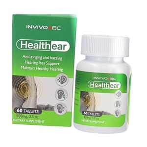 [invivotec] Complejo de tabletas de apoyo auditivo certificado por GMP para la nutrición del bienestar auditivo Healthear IFN1801 - Product Image 3