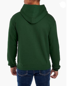Sajjawal Hooded Zipper-Up Regular Fit Polyester/Cotton Fleece Heavyweight Solid Breathable Eco-Friendly <b>Waterproof</b> Men's - Product Image 3