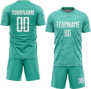 Uniformes de Fútbol Unisex al Mejor Precio, Alta Calidad, Personalizados, 100% Poliéster, Diseño Personalizado con Logotipo, Manga Corta BWS - Product Image 1