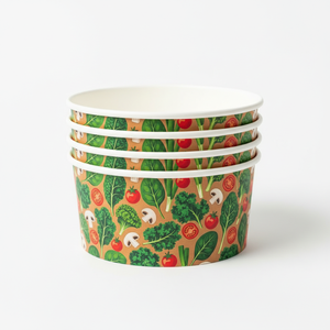 Bols en papier kraft jetables, écologiques et compostables, 12 oz, 24 oz, 44 oz, pour salade, nouilles, riz et soupe - Product Image 1