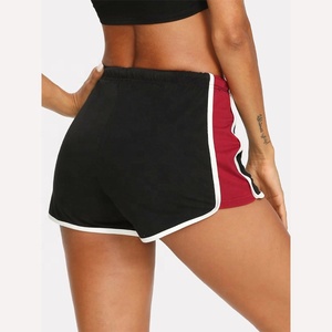Short de gym unisexe pour femmes Logo personnalisé taille moyenne respirant en polaire coupe-vent à séchage rapide pour l'entraînement - Product Image 3