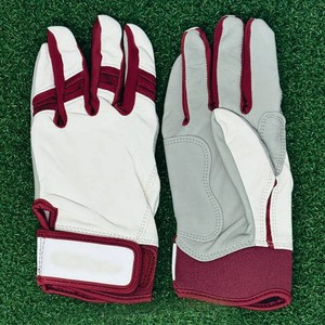 Guantes de Bateo Deportivos Clásicos Personalizados para Adultos, en Pares, para Béisbol y Sóftbol, de Spandex Gris y Negro, con Cierre de Velcro, Ambidiestros - Product Image 2