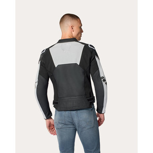 Nouvelle veste en cuir imperméable et coupe-vent pour motocyclistes, pour le cyclisme complet du corps - Product Image 4
