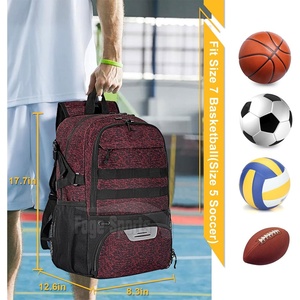 Sac de sport multifonction en polyester de haute qualité, logo personnalisé d'équipe de basket-ball ou de football, sac à dos de sport pour le basket-ball - Product Image 6