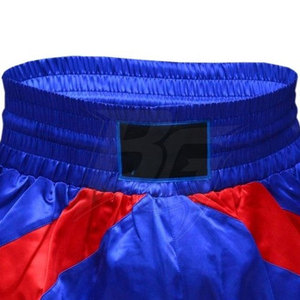 Shorts de compétition Muay Thai de qualité supérieure, style traditionnel, fentes latérales, respirants, séchage rapide, satin/polyester, entraînement de kickboxing - Product Image 5