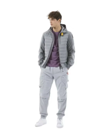 Veste d'hiver matelassée légère et respirante unisexe avec logo personnalisé sur le devant, style bomber, pour l'extérieur