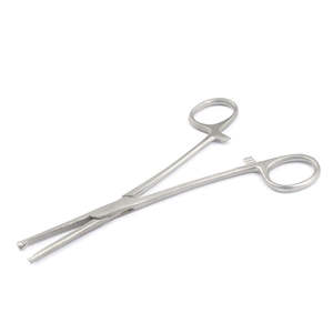 Pinzas Arteriales Hemostáticas Kocher Ochsner Manuales, Rectas y Curvas, de Acero, Herramienta Quirúrgica Duradera, Certificadas CE ISO13485 por SurgiRight - Product Image 1