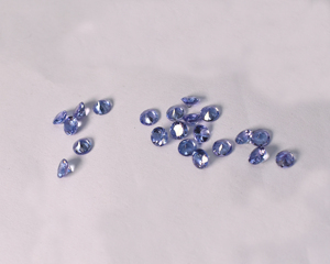 Tanzanita Natural de 4 mm, Corte Redondo, Gema Semipreciosa Suelta Calibrada para Joyería - Product Image 3