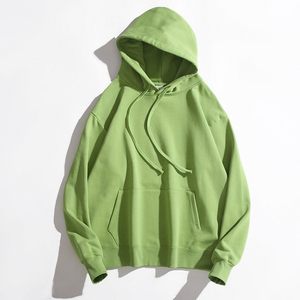 Hoodie Rajut Berkualitas Tinggi dengan Kap Depan, Tebal 240 Gram, Musim Dingin, Unisex, Ukuran Besar, Bahan Bernapas, Sablon Sutra - Product Image 4