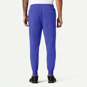 Ensembles de blouses médicales OEM pour hommes, coupe droite, confortables, style jogger, en tissu peigné, avec détection d'aiguilles, fusion sans couture, pour usage hospitalier, personnalisables - Product Image 5