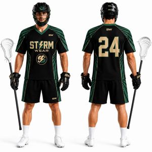 Conjunto Deportivo para Equipos, Uniforme de Lacrosse Cómodo y Transpirable, Pantalones Cortos, Logotipo Personalizable, Uniforme de Lacrosse de Alta Calidad - Product Image 4