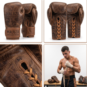 Guantes de Boxeo Profesionales de Cuero con Logotipo Personalizado, para Entrenamiento y Sparring, Unisex, Cierre de Velcro, Fabricante Mayorista - Product Image 4