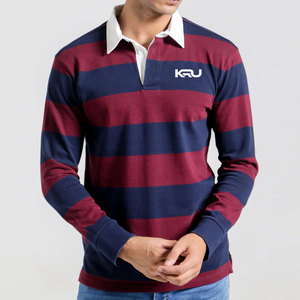 Camiseta de Rugby para Hombre de Primera Calidad, 100% Poliéster, Transpirable, con Cuello Camisero, Estilo Casual para Uso Diario en Todas las Temporadas - Product Image 1