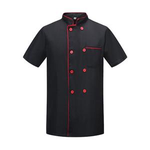 Uniforme de chef de haute qualité respirant en polyester/coton pour restaurant, hôtel, vente en gros personnalisée, vêtements de chef unisexes à manches longues - Product Image 5