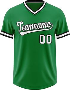 Personalized Baseball Jersey V Neck Custom Name Number Logo Baseball Uniform for Teams and Sports Clubs - Product Image 4