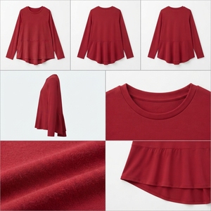 Sudadera de Manga Larga de Corte Holgado para Mujer para Uso Diario - Product Image 5