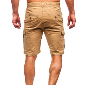 Shorts cargo homme multi-poches coupe slim séchage rapide respirant style urbain taille élastique vente en gros OEM - Product Image 6