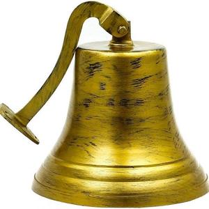 Cloche de bateau nautique en laiton pour la maison, cloche de porte suspendue avec finition laquée polie, cloche en laiton fabriquée à la main en Inde à prix de gros - Product Image 3