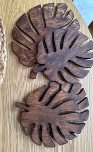 Popular Design Wooden Coaster for Home Hotels Tea Coffee Kitchenware Tea <b>Cup</b> Tableware Coaster <b>Customized</b> Style for Home Dining - Product Image 6