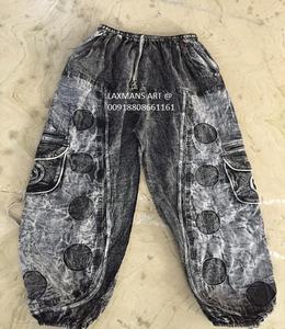 Sarouel patchwork en coton pyjama sarouel en coton pyjama patchwork en coton pyjama indien pyjama patchwork en coton népalais pantalon bohème - Product Image 5