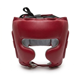Protector de Cabeza de Boxeo de Cuero Personalizable para Hombre, Alta Protección, Equipo de Entrenamiento Premium, Acolchado Grueso de 4 Capas para Mejillas y Orejas - Product Image 1
