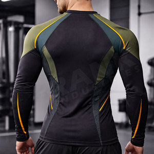 Pakistan Best Manufacturer Made Men Rash Guards Best Material Made Low Price Men Rash Guards - Product Image 4