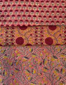 Tela 100% algodón estampada a mano para vestidos y ropa, venta al por mayor por yarda a precio de fábrica. - Product Image 3