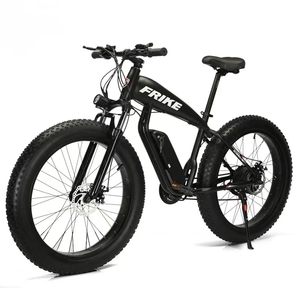 Vélo de montagne électrique sportif à double frein à disque, avec pneus tout-terrain larges de 26 x 4 pouces, corps en alliage d'aluminium, moteur sans balais au lithium 48V - Product Image 1