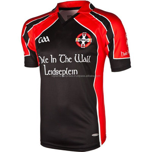 GAA High Performance Soccer Wear 100% Poliéster Diseño sólido Manga corta Estilo de conjunto de jugadores - Product Image 1