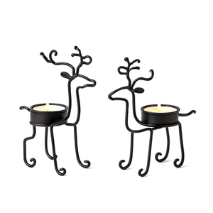 High Selling Metal <b>Tealight</b> Candle <b>Holder</b> Reindeer Design Home and Christmas Lights Decoration <b>Tealight</b> <b>Holder</b> - Product Image 3