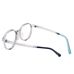 Logo personalizzato TR90 Ultra-leggero in Silicone per bambini occhiali da vista Anti-blu per la correzione della visione per bambini alla moda - Product Image 6