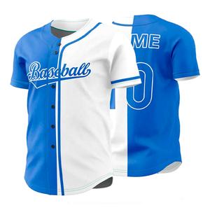 Camiseta de Béisbol Juvenil de alta calidad, malla transpirable de poliéster con logotipo impreso y número, estilo Hip Hop, cuello en V, manga corta - Product Image 5