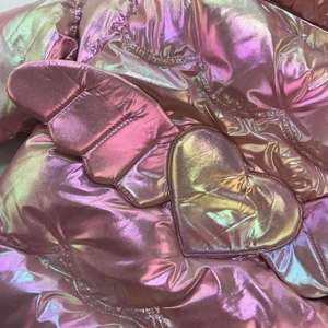 Veste matelassée à capuche, couleur dégradée, garniture en fourrure, fermeture éclair, unisexe, manteau d'hiver décontracté, rembourrage épais en polyester, coupe classique - Product Image 4