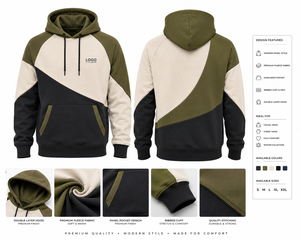 Sweat-shirt à capuche personnalisé en molleton, coupe classique, couleur unie, avec poches, décontracté, pour l'hiver, tricoté, 100 % coton, brodé - Product Image 6