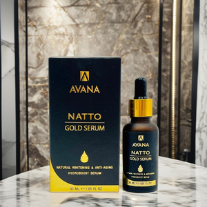 Avana Nutto Gold Serum Anti-Aging and Whitening Liquid for Sensitive Skin <b>Face</b> Targeted - Product Image 2