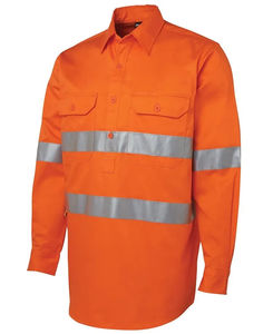 Camisa de Seguridad de Poliéster Impermeable de Alta Visibilidad con Logotipo Personalizado de Alta Calidad, Ropa de Trabajo Industrial Reflectante de Manga Larga - Product Image 6