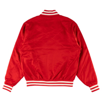 Blouson Bomber en Satin pour Homme – Meilleur Prix – Hiver Confortable, Réglable, Respirant, Chauffant, Style Urbain Tendance, Broderie Frontale