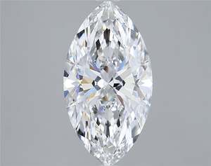 เพชรเลี้ยงในห้องปฏิบัติการ สี D รูปทรงแฟนซีไลท์มาร์คีส์ สำหรับทำเครื่องประดับทองคำโดย VB Fine Jewellery พร้อมใบรับรอง - Product Image 2