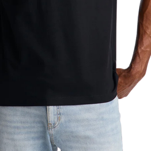 Mens <b>Plain</b> <b>Black</b> Cotton <b>T</b> <b>Shirt</b> Regular Fit Short Sleeve Casual Crew Neck Soft Comfortable Everyday Streetwear Summer 220g Front - Product Image 6