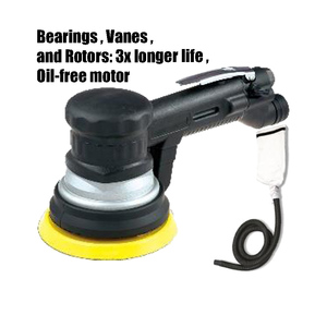 Lijadora Neumática de Paletas Rotativas de 2 Manos con Engranajes, 900 RPM, Carrera de 5 mm, Autoaspirante, 1 Año de Garantía para Uso Automotriz HG4-S5 - Product Image 1