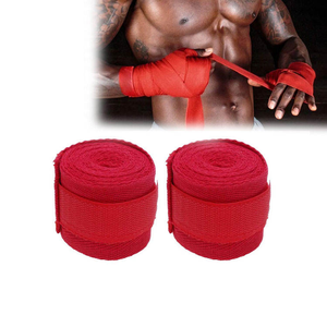 Bandages de boxe professionnels pour l'entraînement, bandages de sport en coton de haute qualité, bandes élastiques pour les poignets - Product Image 1