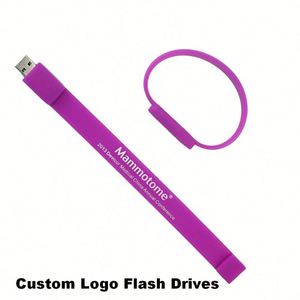 Creative Corporate Giveaways Personalized Wristband <b>USB</b> <b>Flash</b> Storage <b>Drives</b> With Custom Logo for Promotions - Product Image 5
