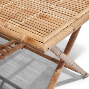 Wholesale Bamboo <b>Dining</b> <b>Table</b> Natural Outdoor Indoor <b>Folding</b> <b>Table</b> for Garden Patio Restaurant Furniture OEM ODM Made in Vietnam - Product Image 5