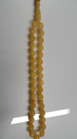 Perles ovales en résine noire/brune brillante, tasbih islamique, misbaha, subha, chapelet de prière musulman, fait à la main par SmarkExports