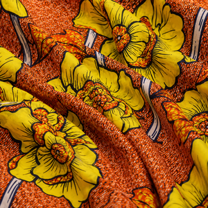 Tela Africana Auténtica con Estampado de Cera, Ankara, Algodón, Batik, Textil para Vestidos, Prendas de Vestir, Costura, Moda, Suministro al por Mayor - Product Image 3