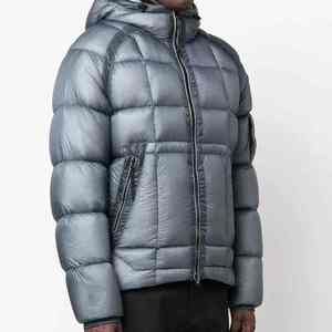 <b>Silver</b> Grey Heavy warm winter puffer <b>jacket</b> featuring thick insulation soft interior and reliable outdoor performance - Product Image 6