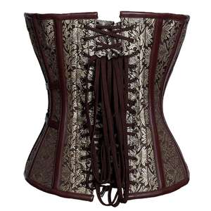 Corsets Vintage pour Femmes, Sexy, Sculptants, Respirants, Modernes, en Brocart, pour Grandes Tailles - Product Image 3