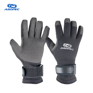 AROPEC 2026 Nouveaux gants de plongée en néoprène de 3 mm avec Kevlar, paume et doigts renforcés, sangle réglable à boucle-velcro - OEM/ODM/OBM - Product Image 1