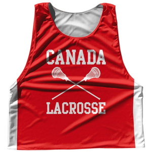 Custom Lacrosse <b>Men</b> Sleeveless Scoop Neck Jersey Breathable Polyester Sublimated <b>Sports</b> <b>Vest</b> Comfortable Lacrosse Pinnies - Product Image 3